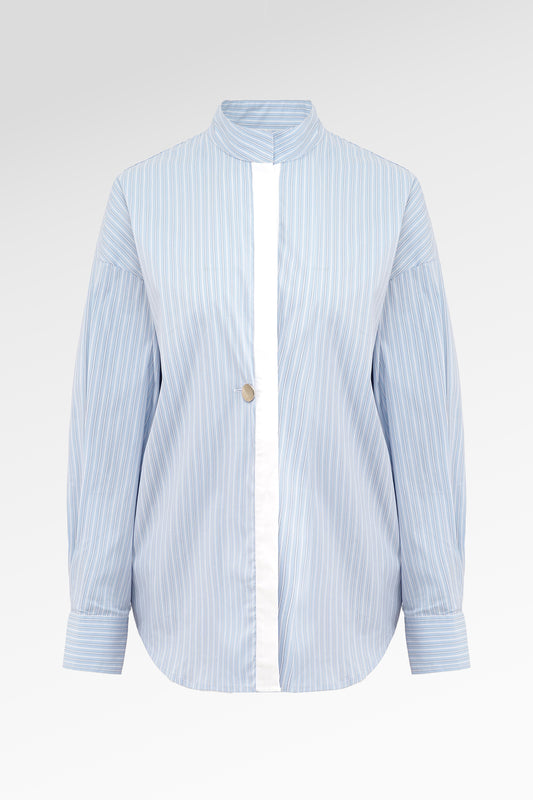 Allea Stripe Shirt - Blue