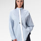 Allea Stripe Shirt - Blue