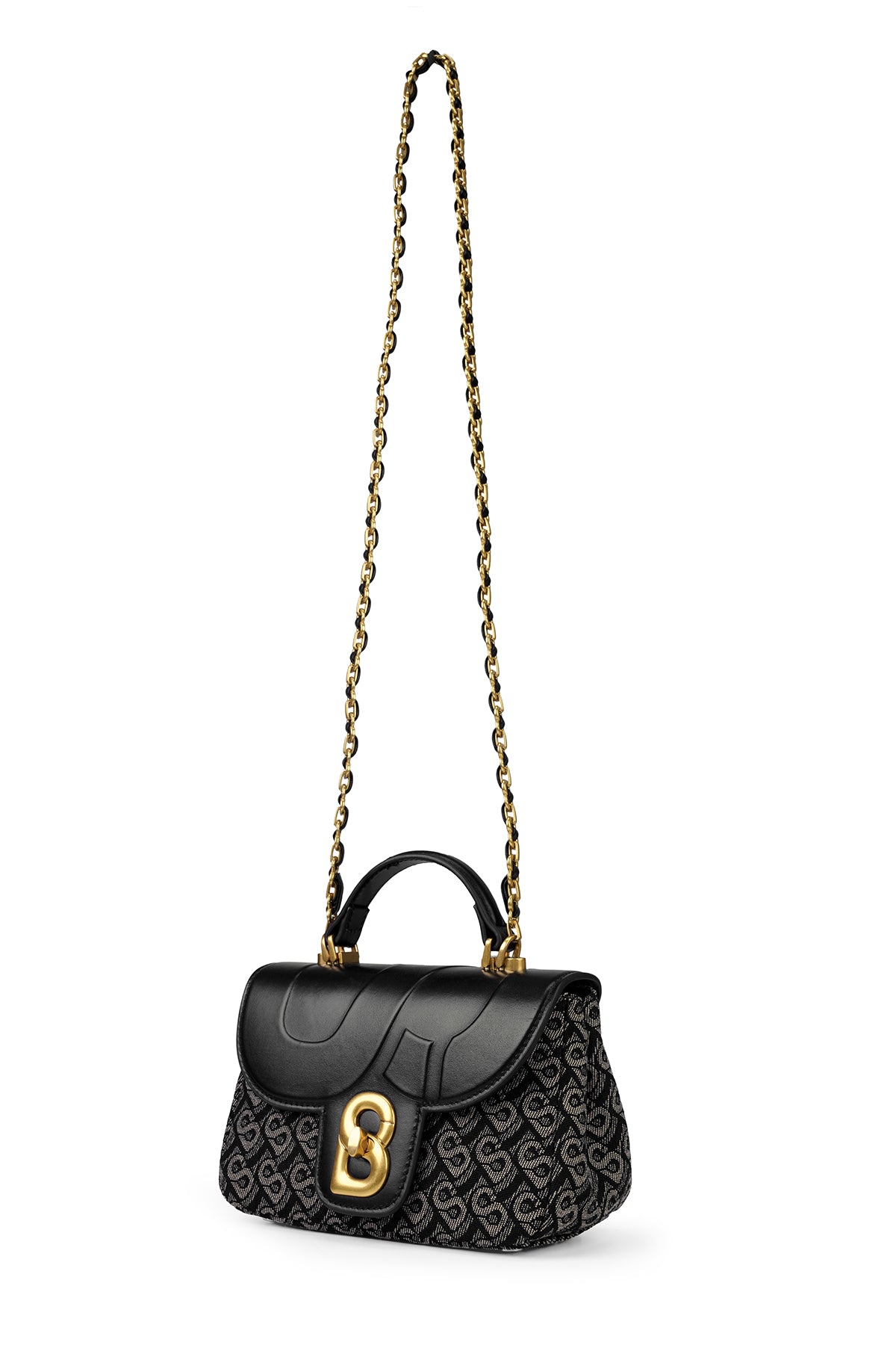 Alma Bimu Jacquard Bag Small - Black