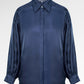Alma Puffy Shirt - Navy