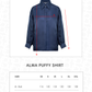 Alma Puffy Shirt - Navy