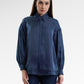 Alma Puffy Shirt - Navy