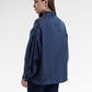 Alma Puffy Shirt - Navy