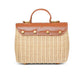 Alma Rattan Bag Medium - Caramel