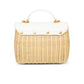 Alma Rattan Bag Medium - White