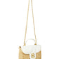 Alma Rattan Bag Medium - White