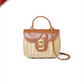 Alma Rattan Bag Small - Caramel