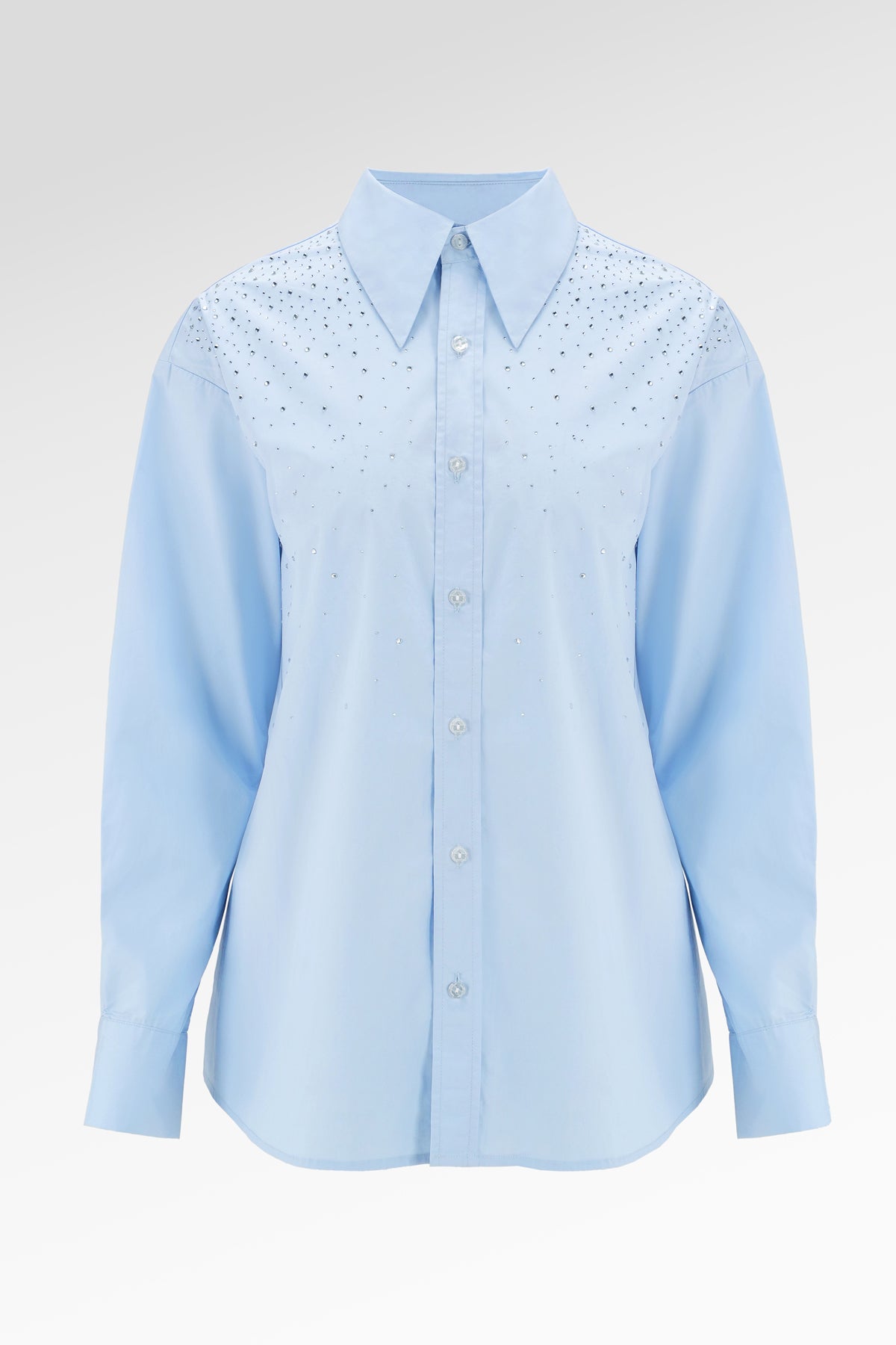 Alora Beads Shirt - Blue