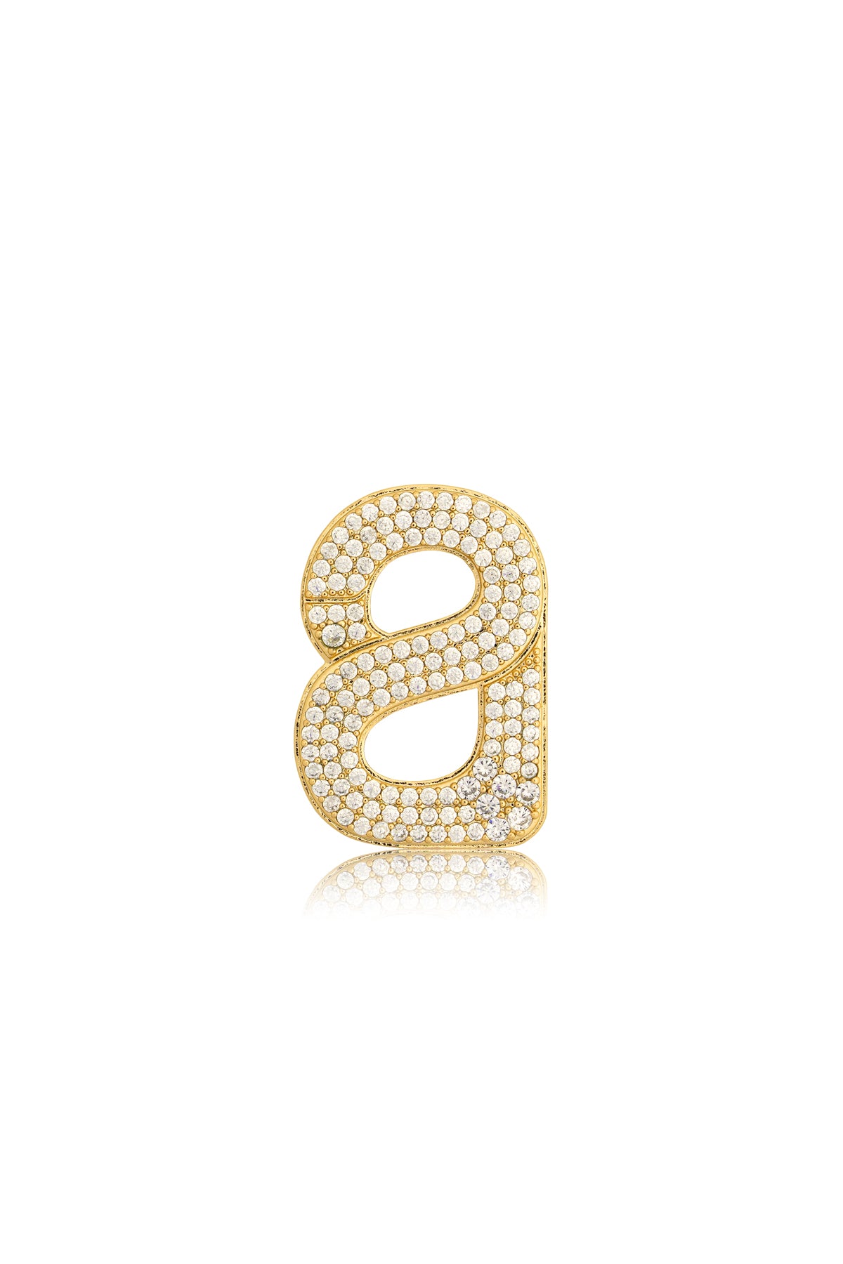 Alva Ring Brooch - Gold