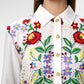 Amara Lace Shirt - White Bloom
