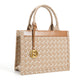 Bimu Jacquard Tote Bag Small - Amber