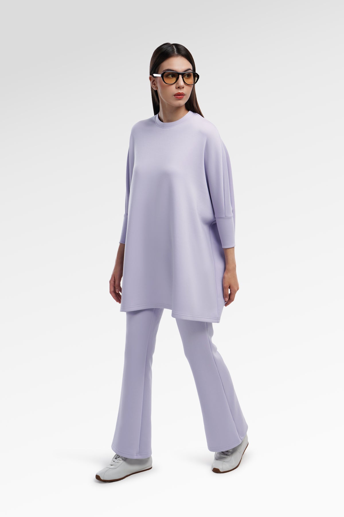 Amberlyn Batwing Top - Lilac