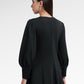 Amberlyn Puffy Dress - Black