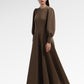 Amberlyn Puffy Dress - Brown