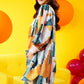 Ameena Pleated Tunic - Multicolor