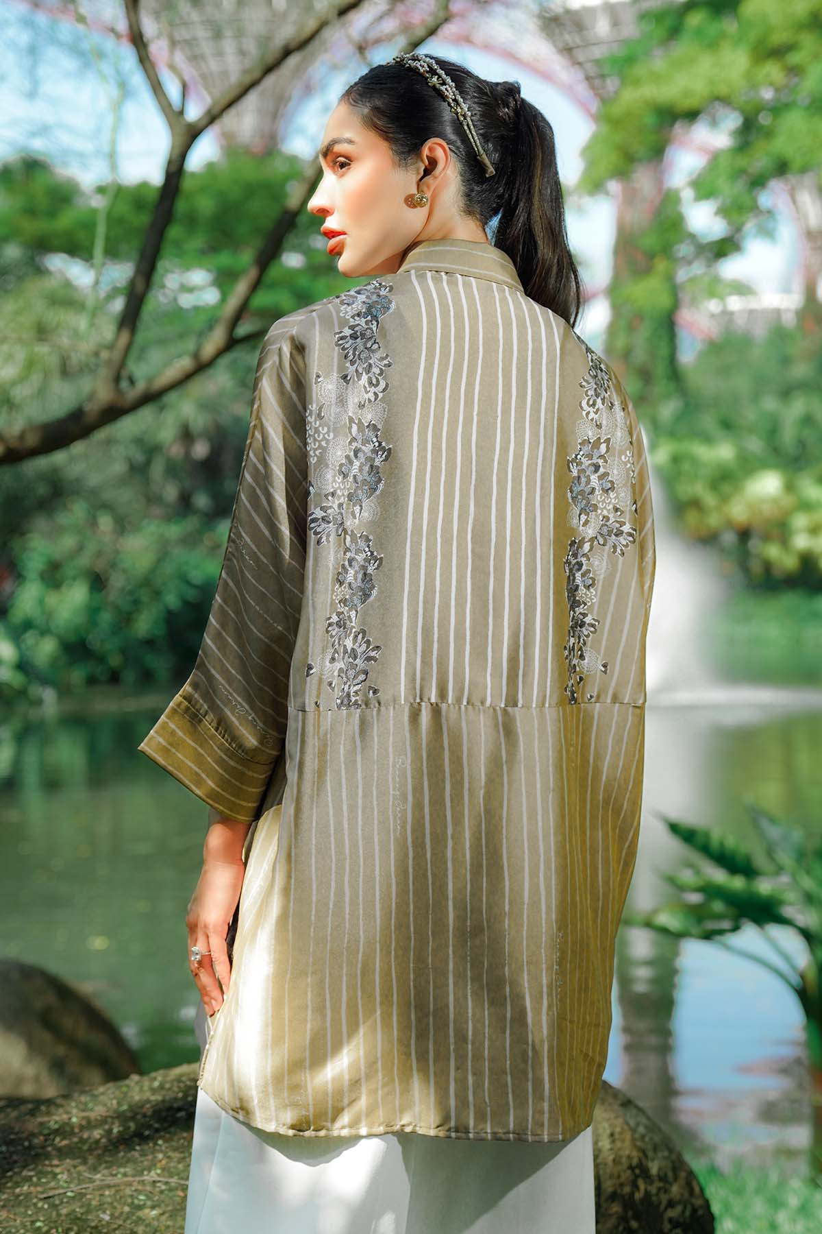 Aquila Batwing Tunic - Tan