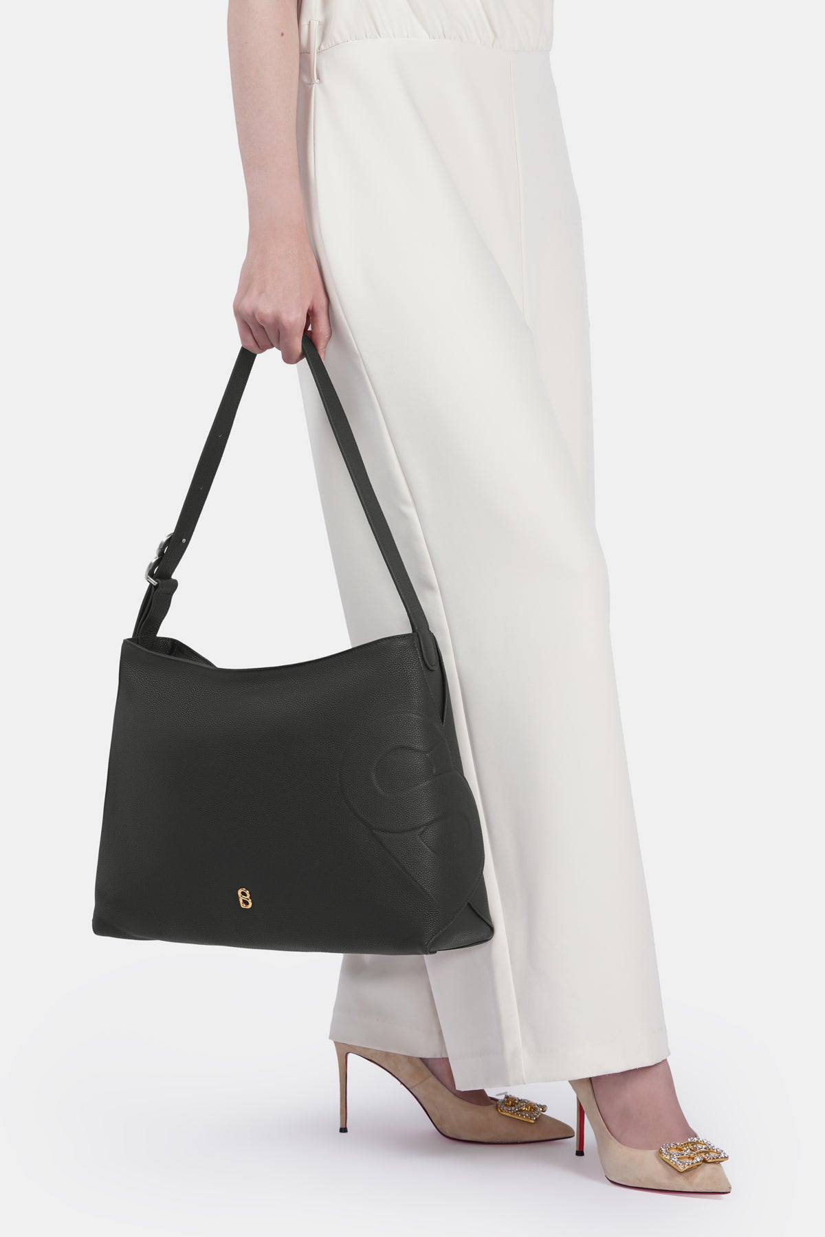 Aria Hobo Bag - Black