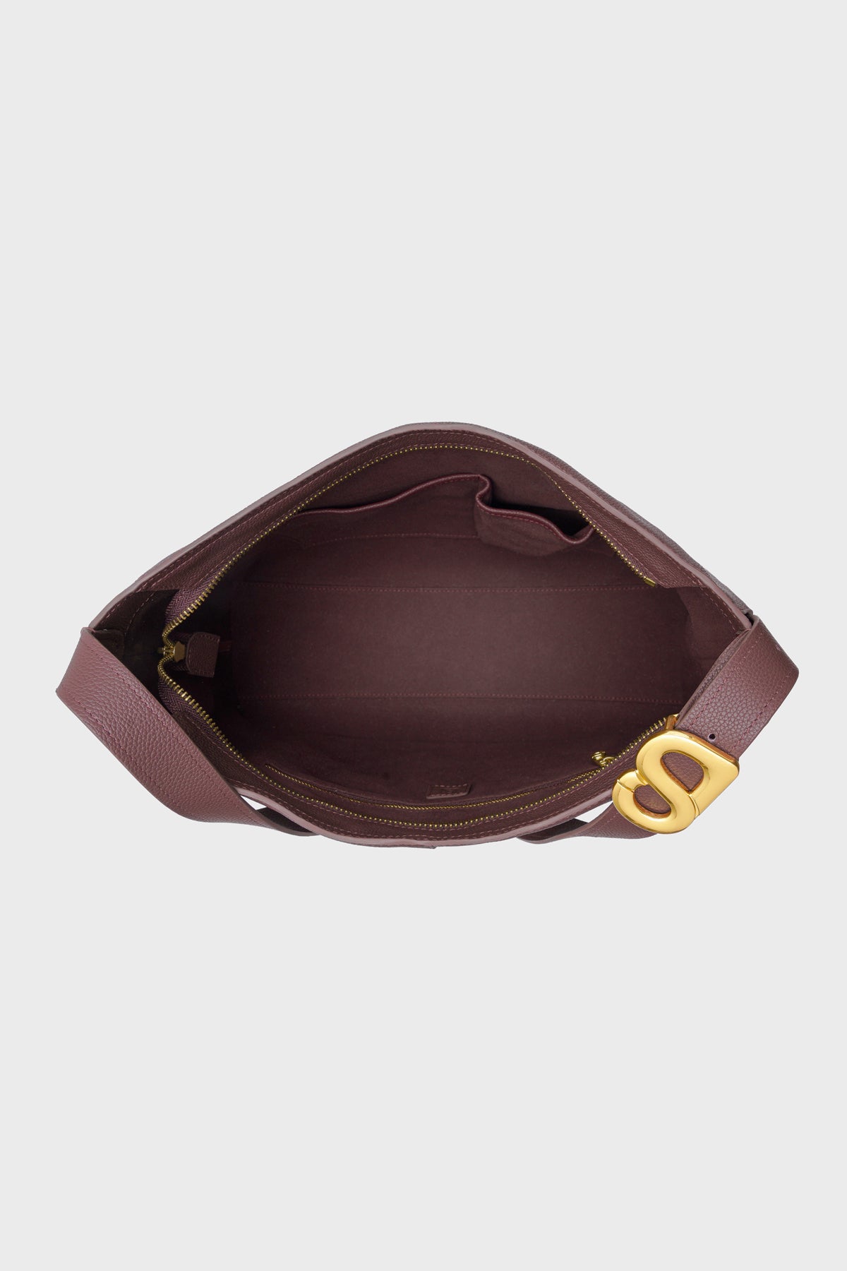 Aria Hobo Bag - Burgundy