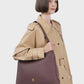 Aria Hobo Bag - Burgundy