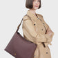 Aria Hobo Bag - Burgundy