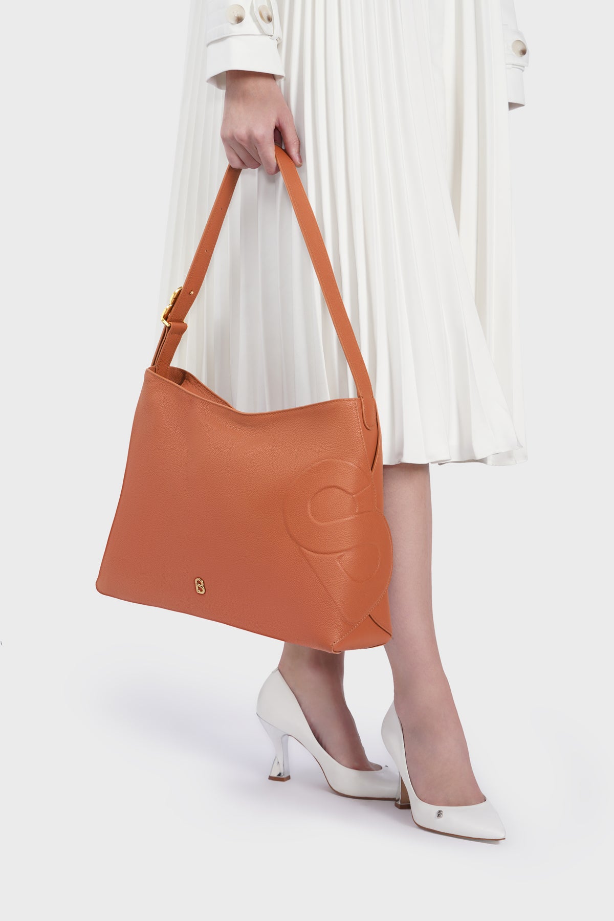 Aria Hobo Bag - Caramel