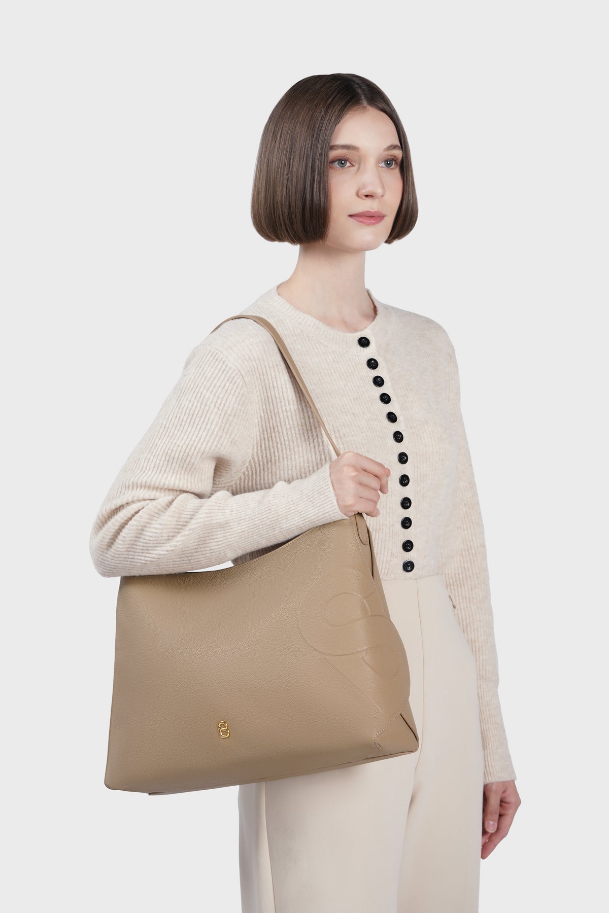 Aria Hobo Bag - Clay