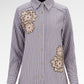Arisse Embroidery Shirt - Mauve Shadow