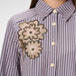 Arisse Embroidery Shirt - Mauve Shadow