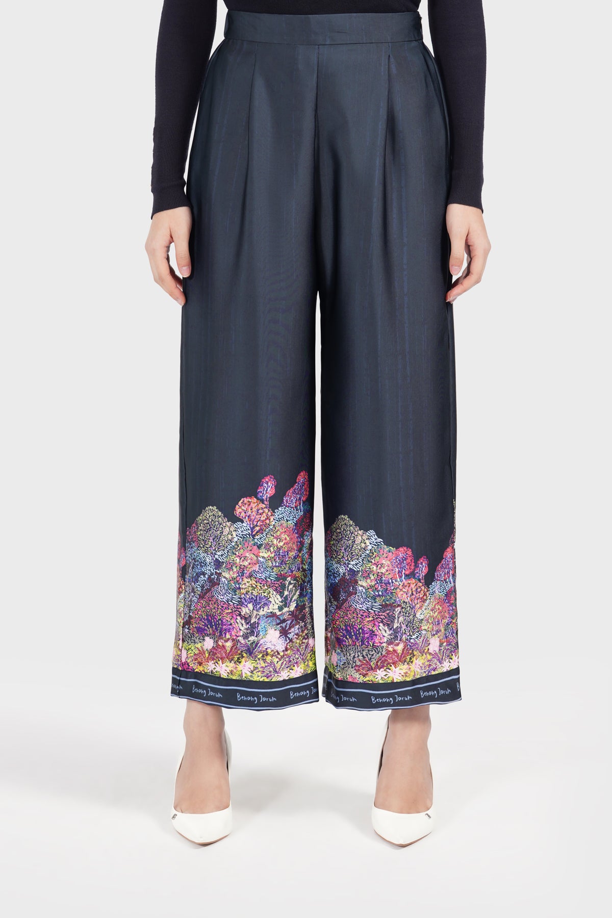 Art De La Nature Cullote Pants - Navy