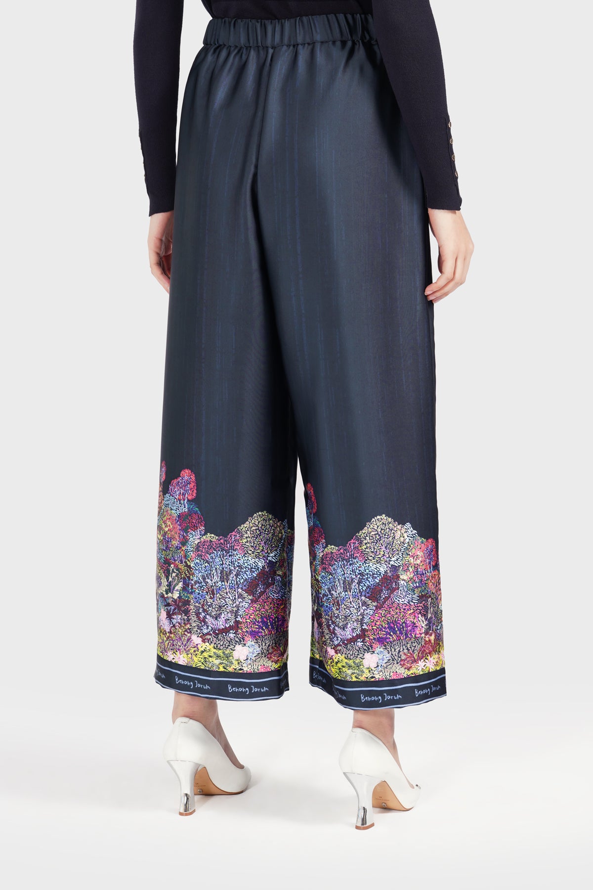 Art De La Nature Cullote Pants - Navy