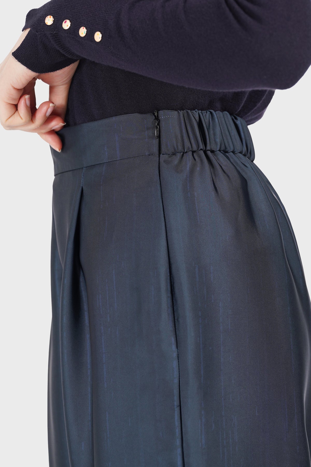 Art De La Nature Cullote Pants - Navy