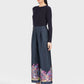 Art De La Nature Cullote Pants - Navy