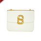 Audrey Chain Leather Bag Medium - White