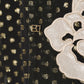 Blooming Eid Polka Dot Blouse - Black Iris