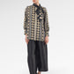 Blooming Eid Tie Blouse - Black Iris