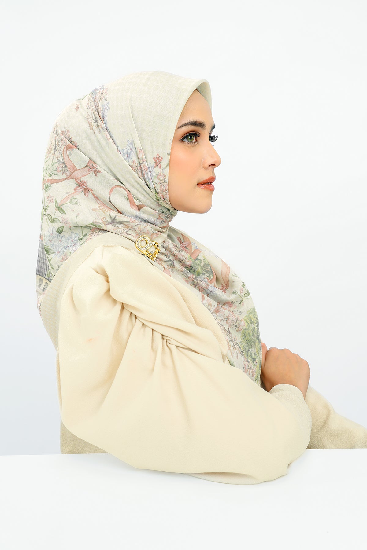 Al Aqsa Voile Square - Ivory