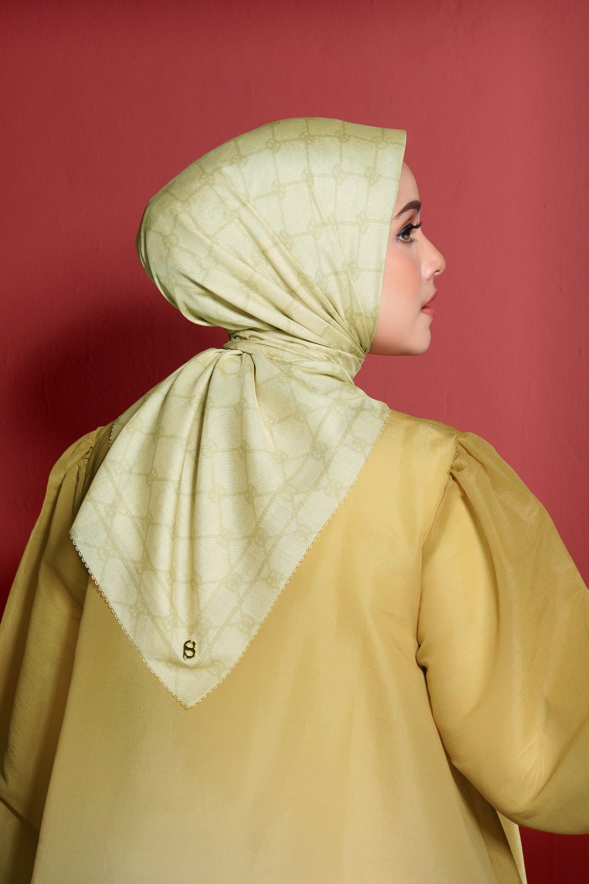 Decorda Voile Square - Mellow Yellow