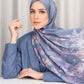 Hermosa Satin Shawl - Bleuet