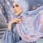 Hermosa Satin Shawl - Hortensia