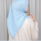 Ikat Voile Square - Cashmere Blue