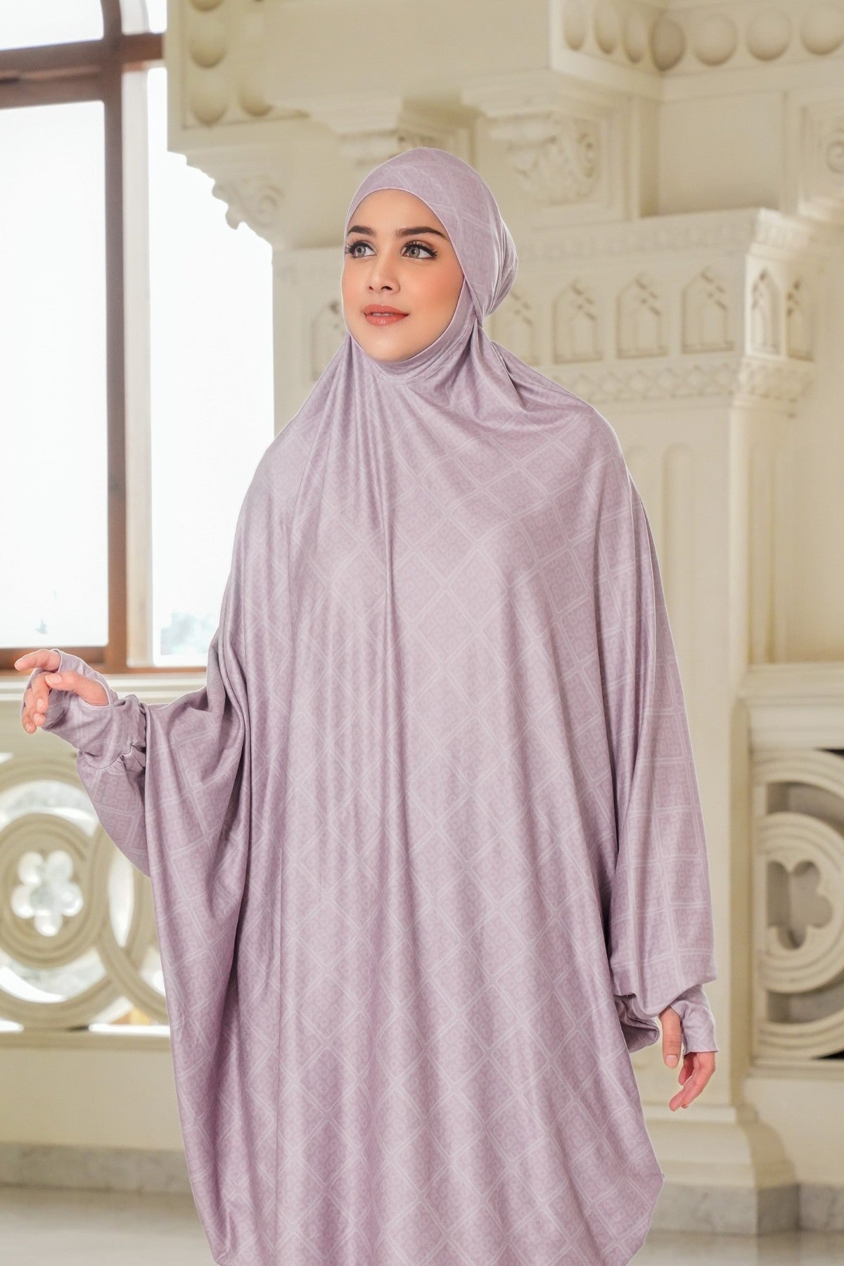 9262937047352-Lacorde Prayer Robe - Mauve