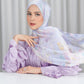 Misool Satin Shawl - Anemone