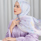 Misool Satin Shawl - Anemone