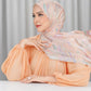 Misool Satin Shawl - Coral