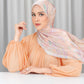 Misool Satin Shawl - Coral