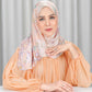 Misool Satin Shawl - Coral