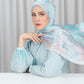 Misool Satin Shawl - Lagoon