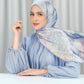 Misool Satin Shawl - Mandarin Fish