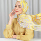 Misool Satin Shawl - Sun