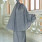 Monogram Mini Capsule Prayer Robe - Gray